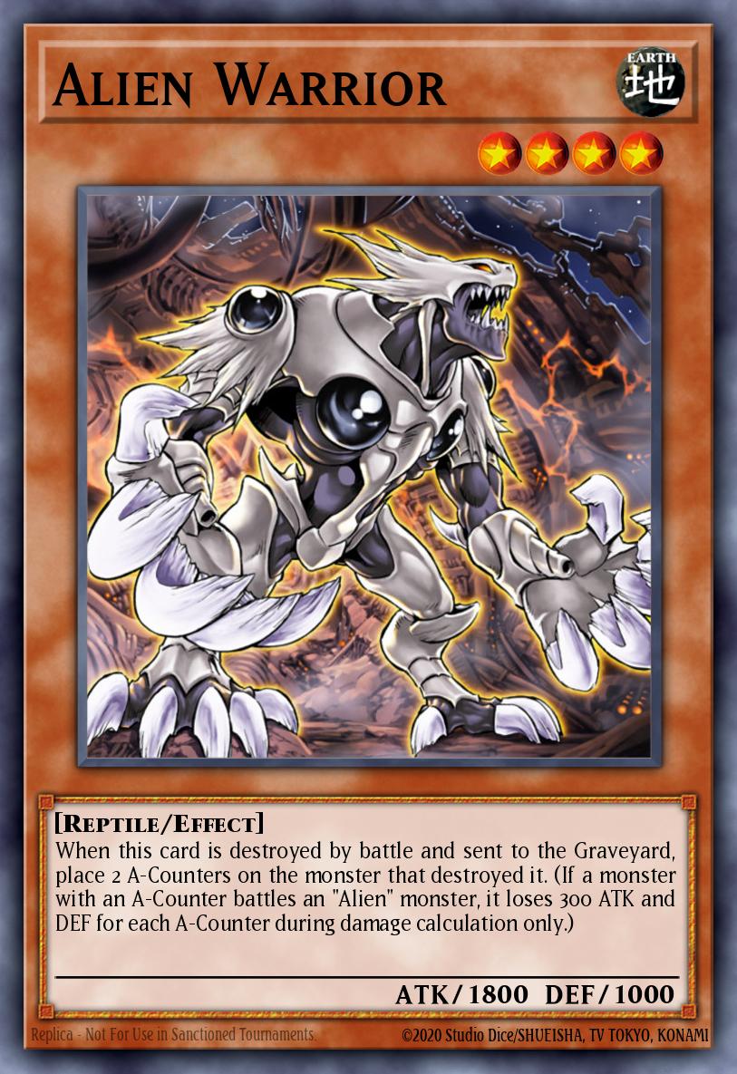 Alien Warrior Yu-Gi-Oh card