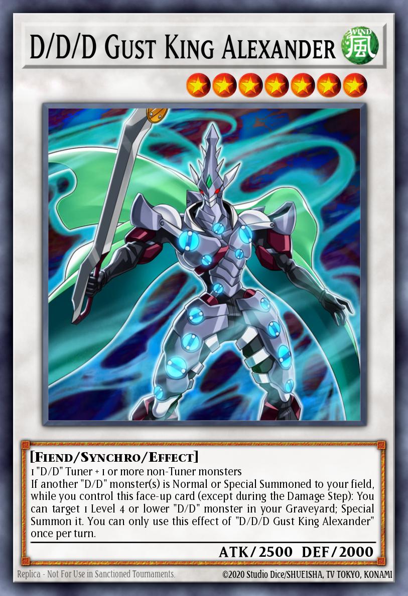 D/D/D Gust King Alexander Yu-Gi-Oh card