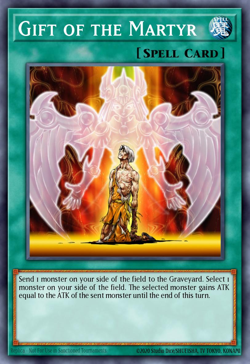 Gift of the Martyr Yu-Gi-Oh card