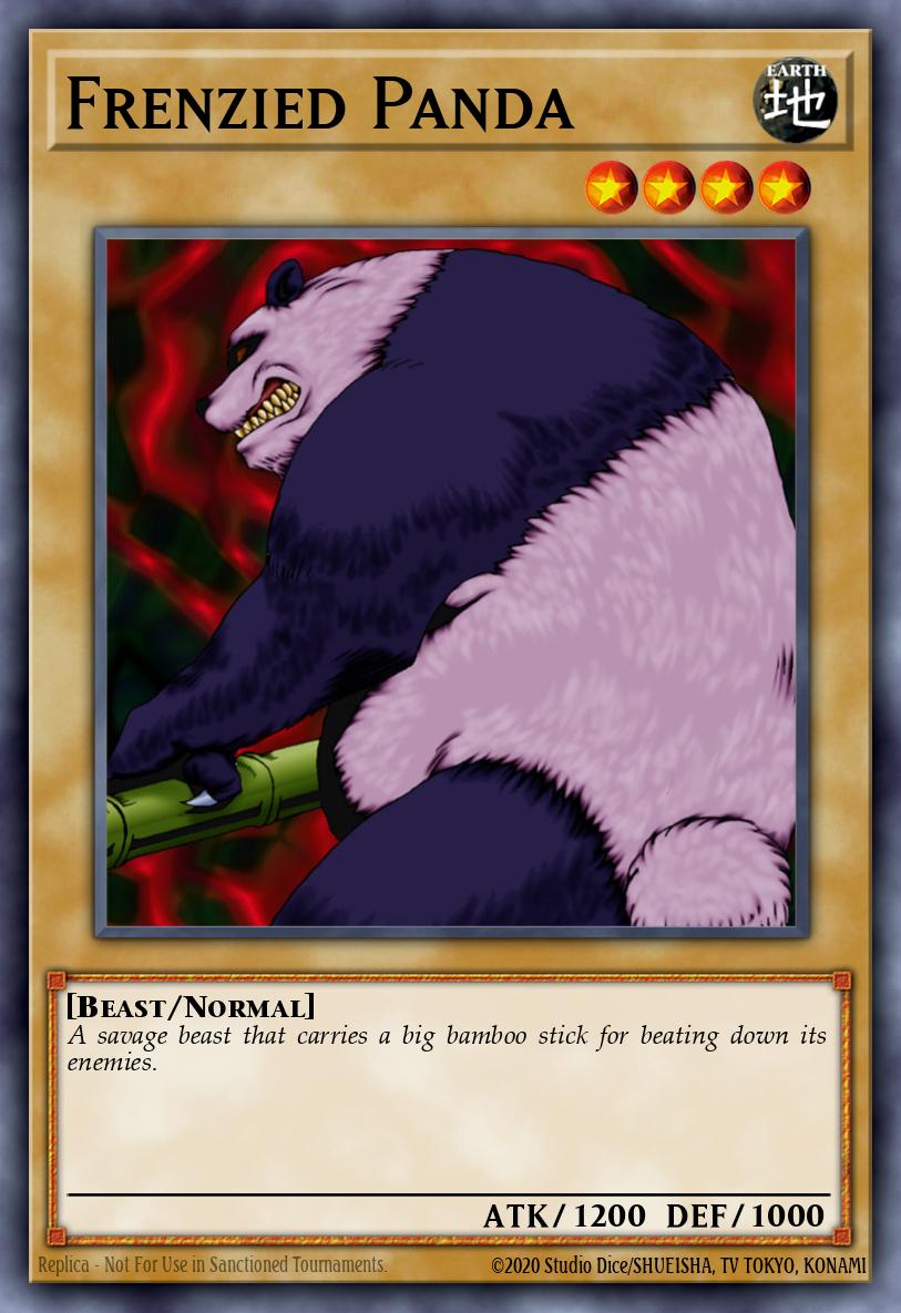 Frenzied Panda Yu-Gi-Oh card