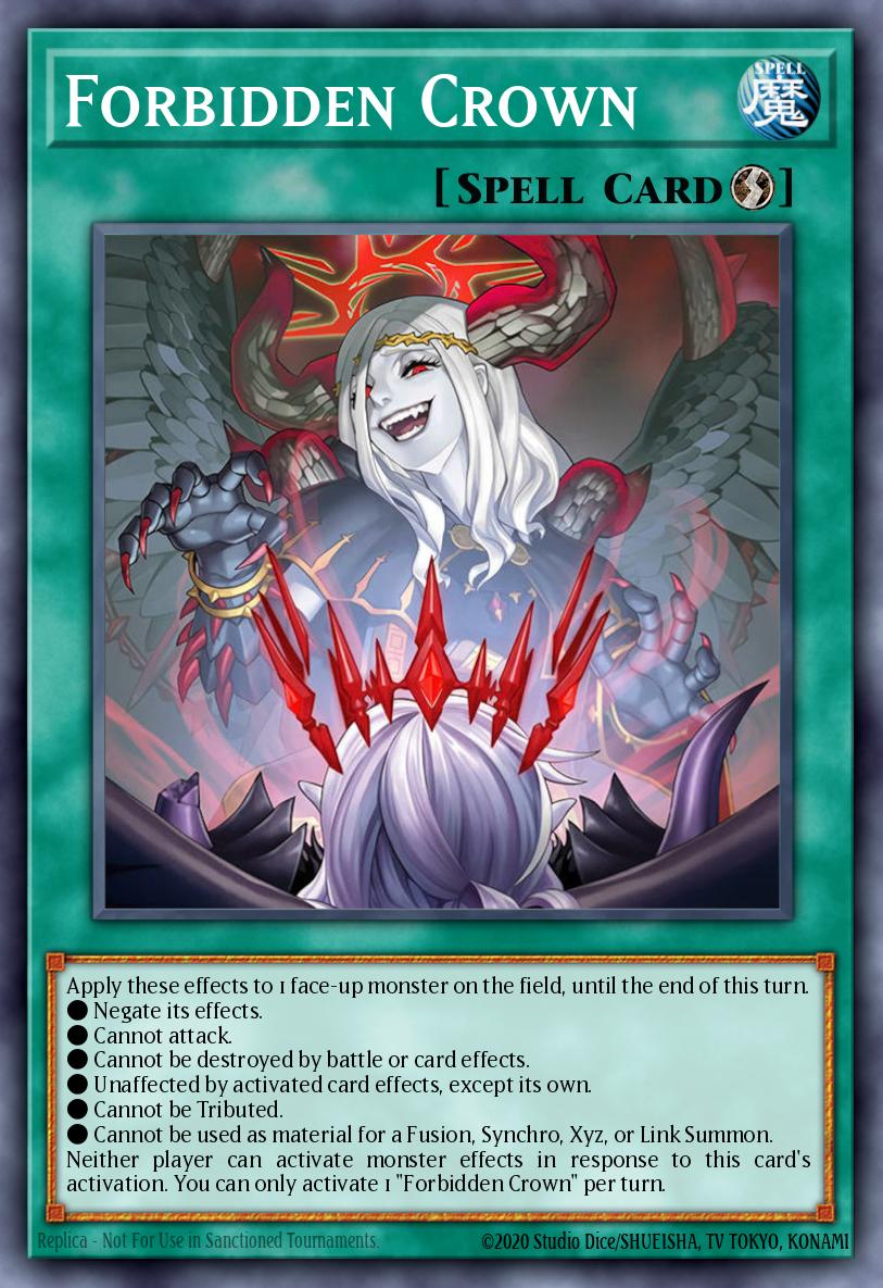 Forbidden Crown Yu-Gi-Oh card