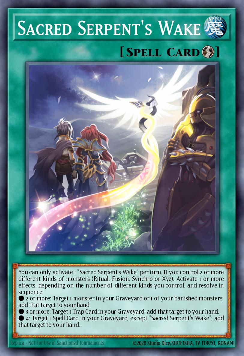 Sacred Serpent's Wake Yu-Gi-Oh card