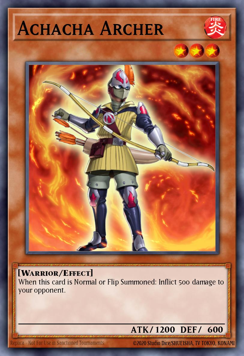 Achacha Archer Yu-Gi-Oh card