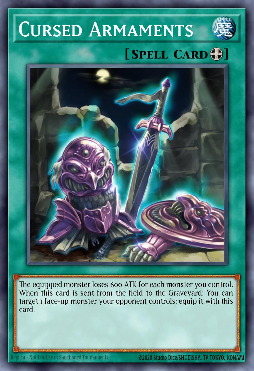 Cursed Armaments Yu-Gi-Oh card