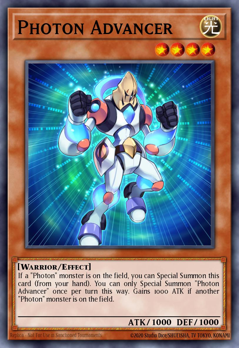 Photon Advancer Yu-Gi-Oh card