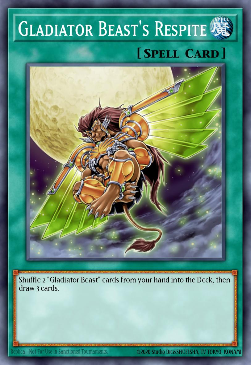 Gladiator Beast's Respite Yu-Gi-Oh card