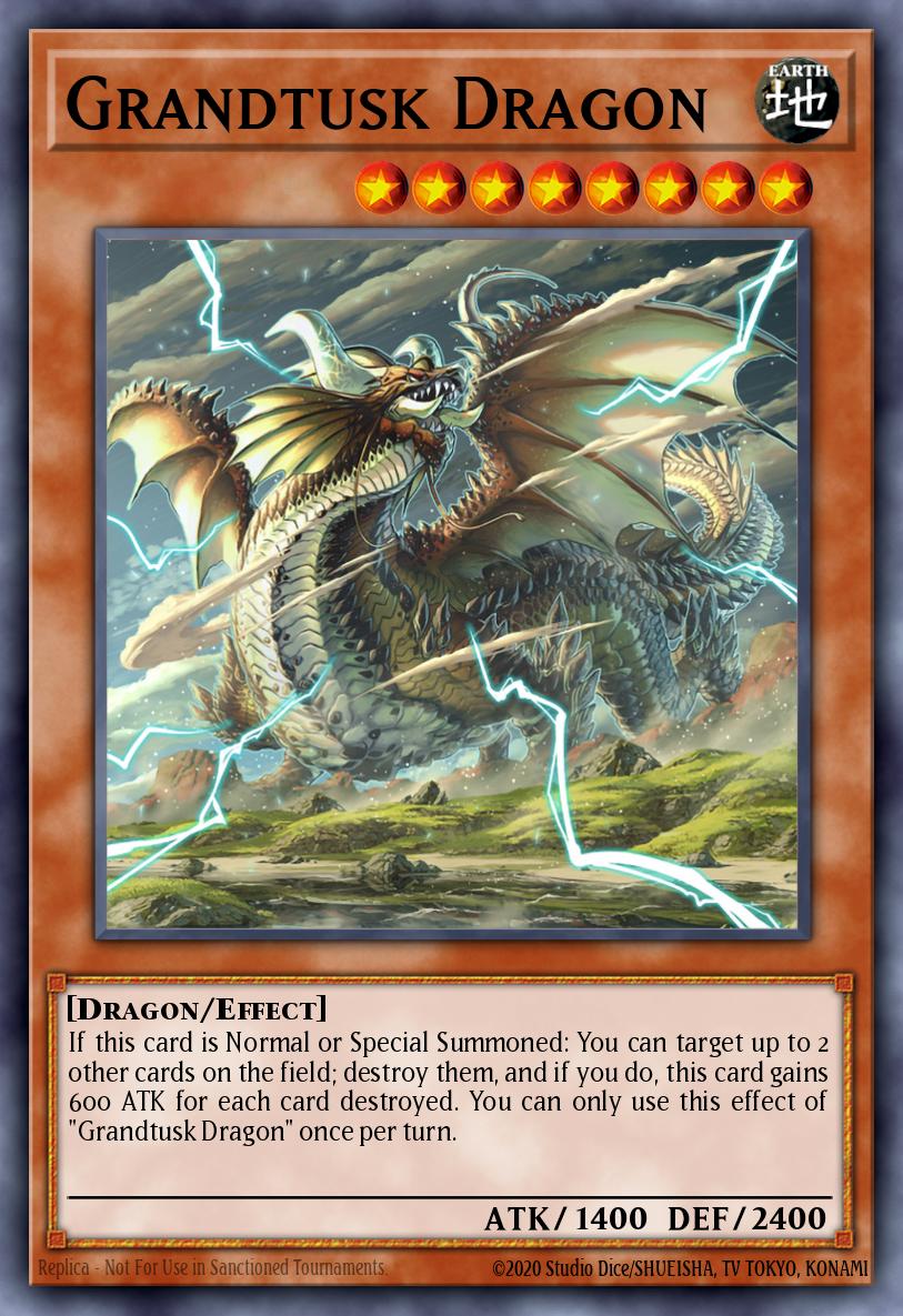 Grandtusk Dragon Yu-Gi-Oh card