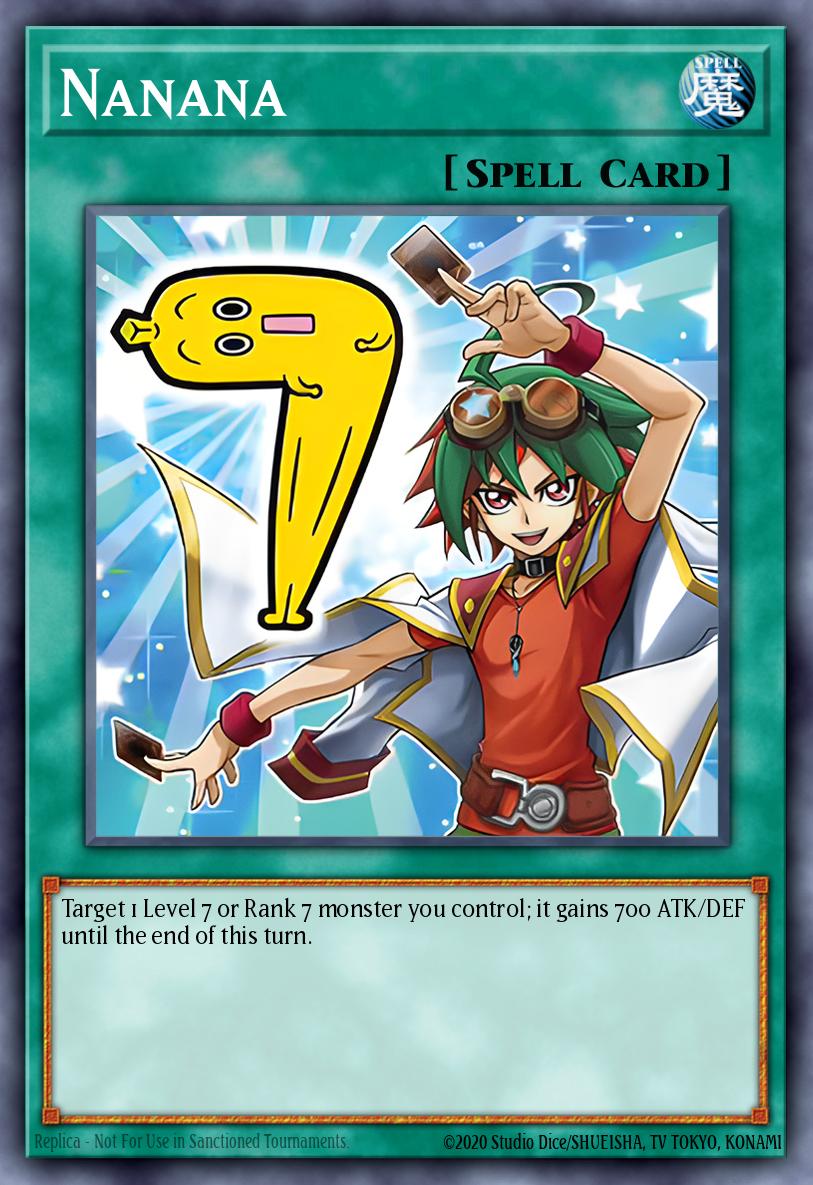 Nanana Yu-Gi-Oh card