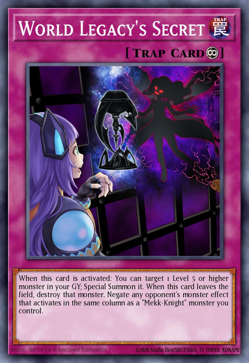 World Legacy's Secret Yu-Gi-Oh card