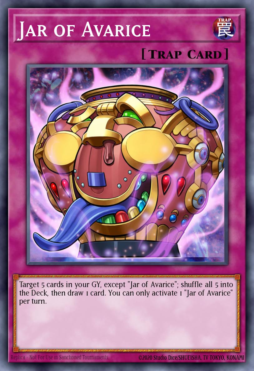 Jar of Avarice Yu-Gi-Oh card