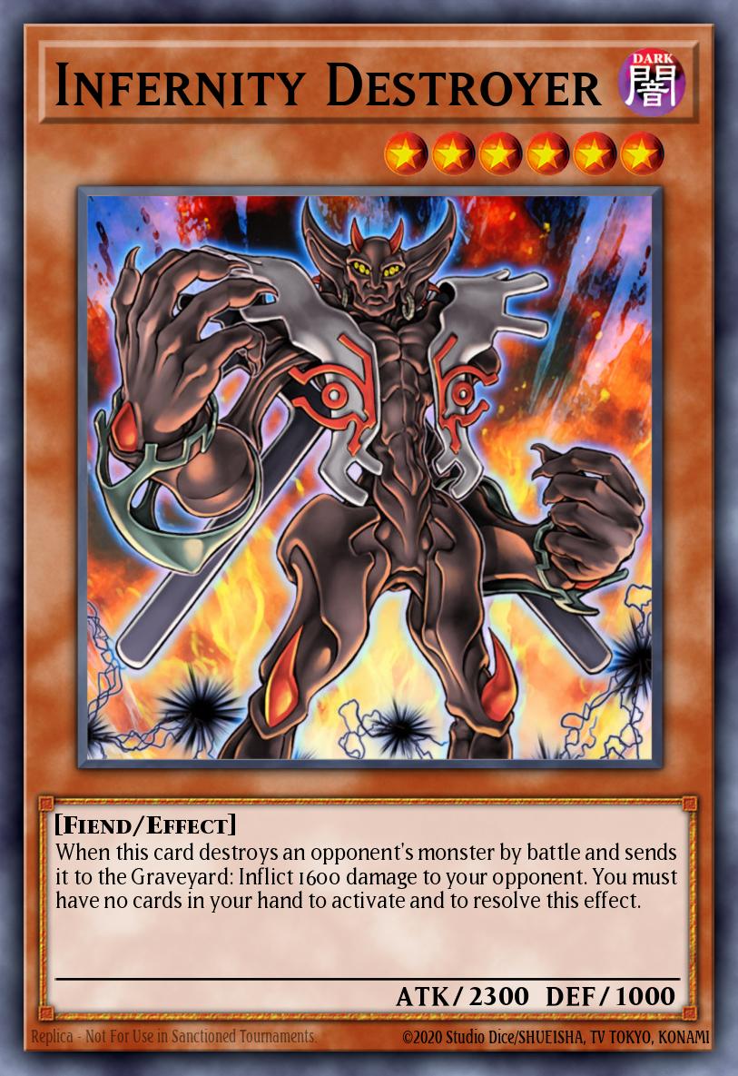 Infernity Destroyer Yu-Gi-Oh card