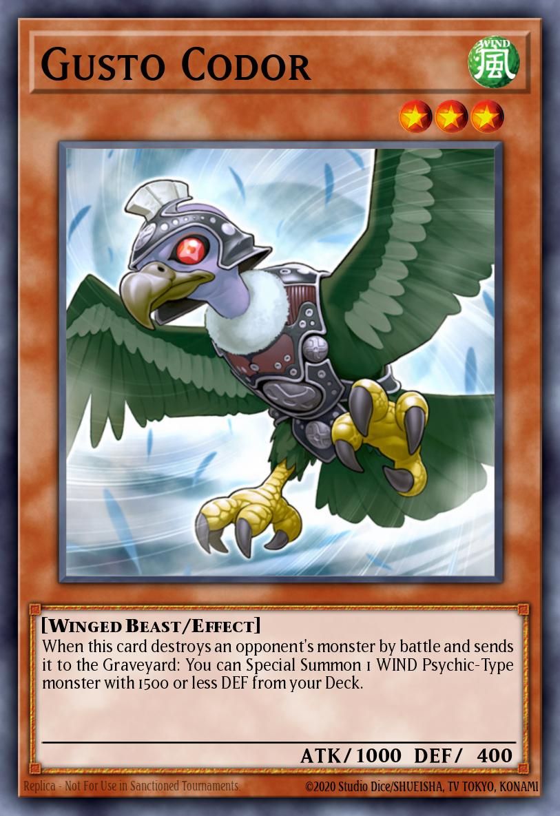 Gusto Codor Yu-Gi-Oh card