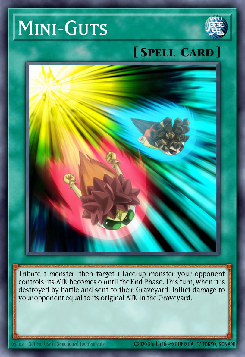 Mini-Guts Yu-Gi-Oh card