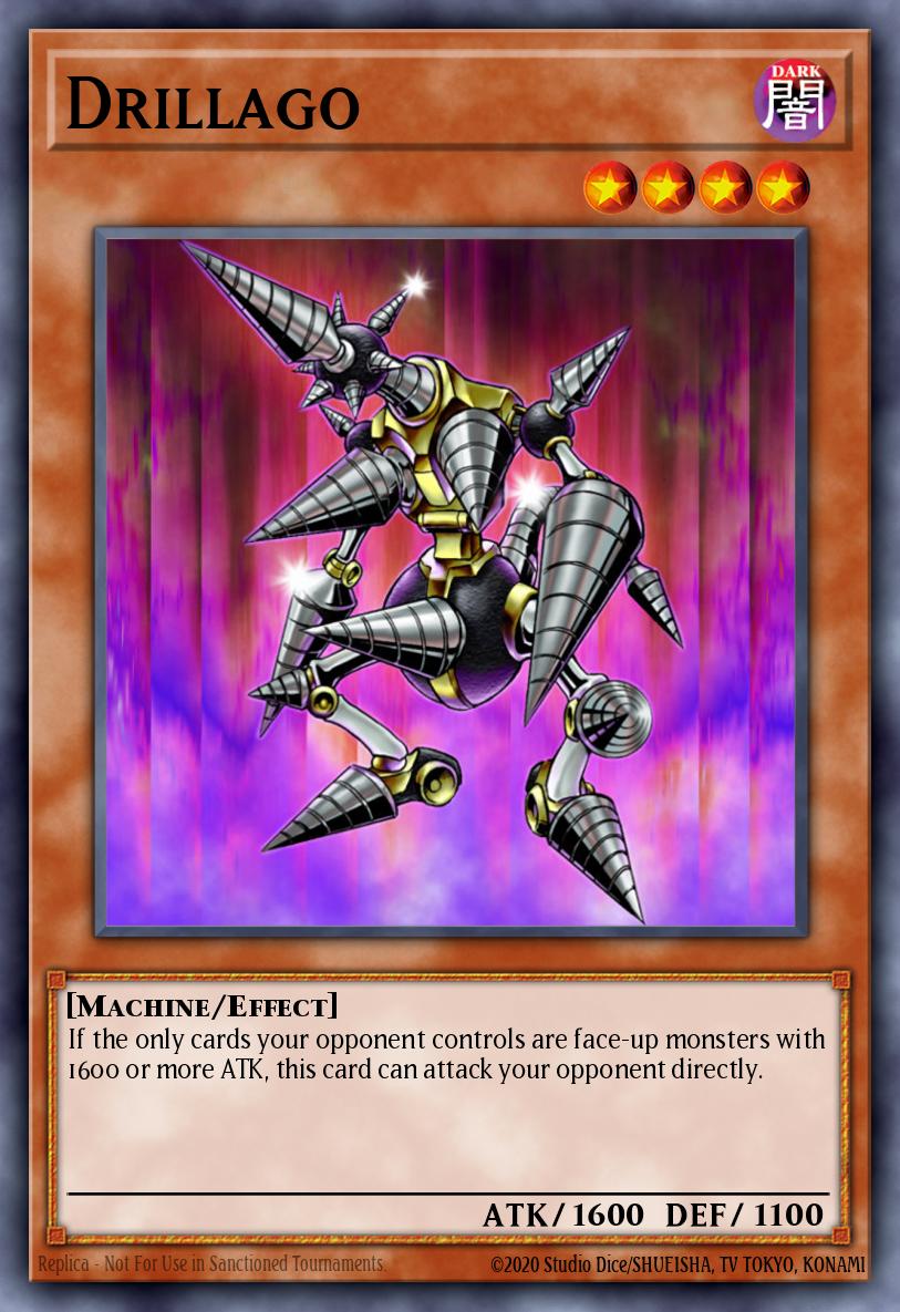 Drillago Yu-Gi-Oh card