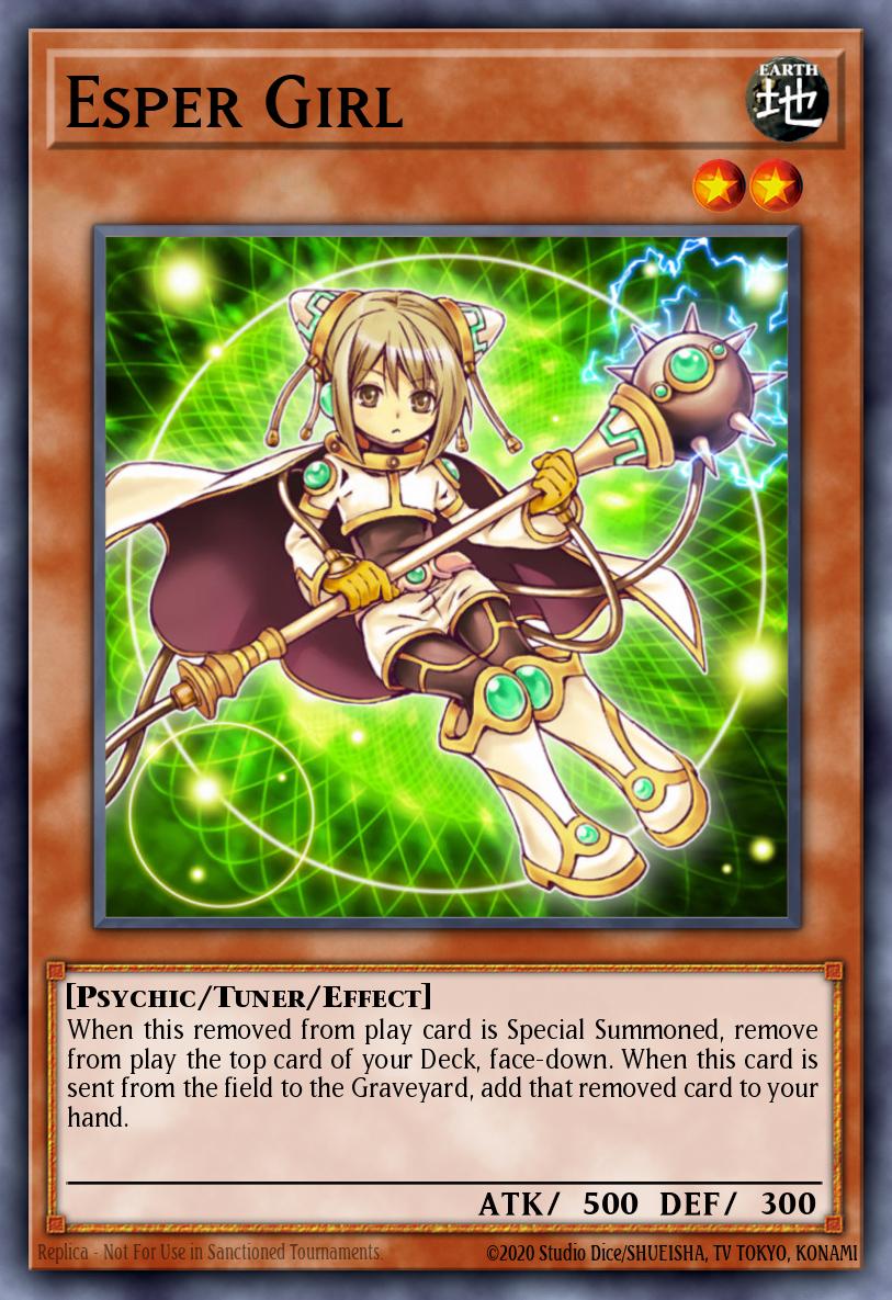 Esper Girl Yu-Gi-Oh card