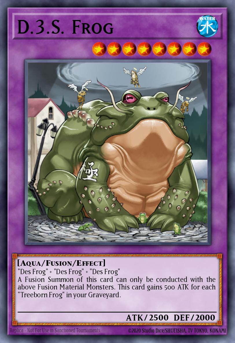 D.3.S. Frog Yu-Gi-Oh card