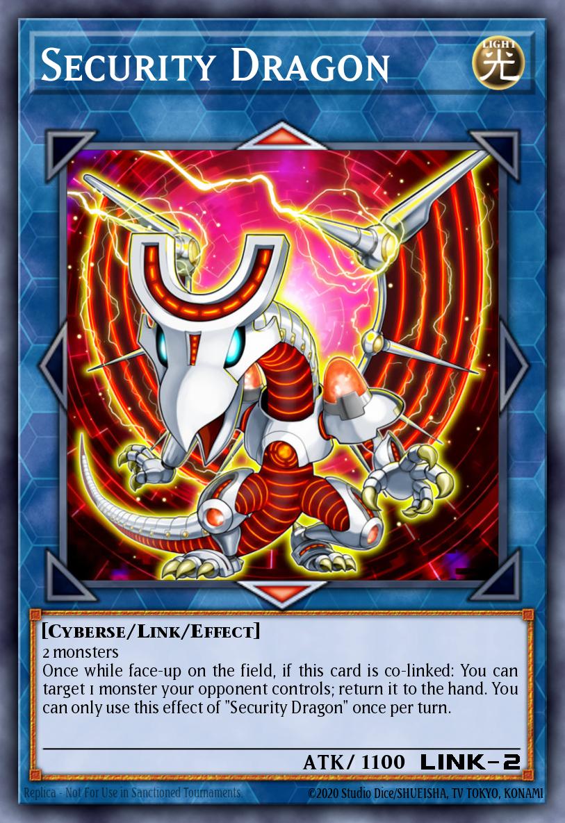 Security Dragon Yu-Gi-Oh card
