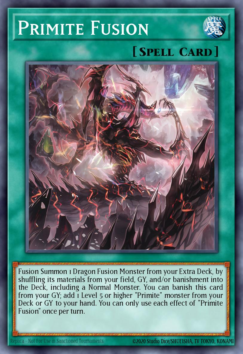 Primite Fusion Yu-Gi-Oh card