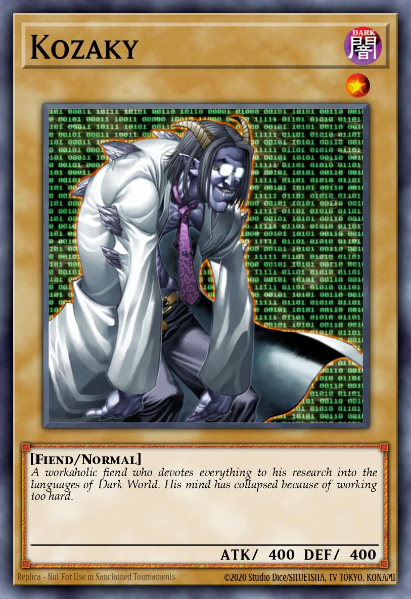 Kozaky Yu-Gi-Oh card