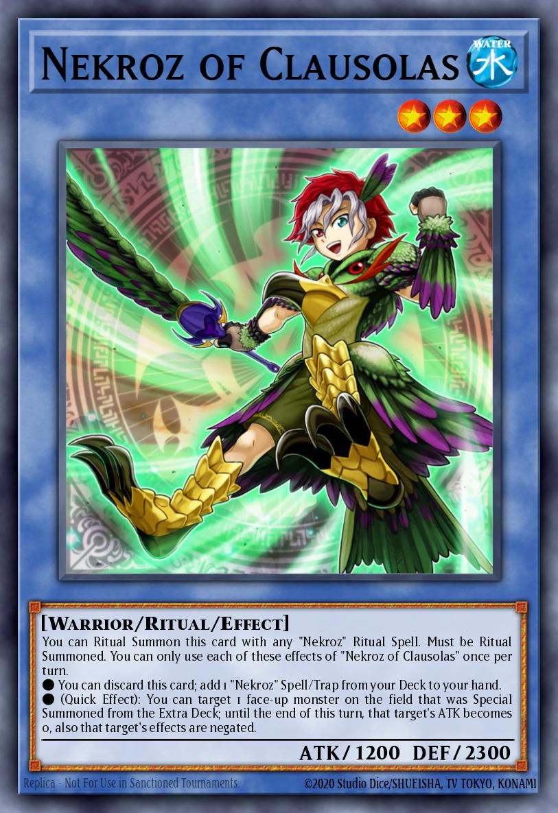 Nekroz of Clausolas Yu-Gi-Oh card
