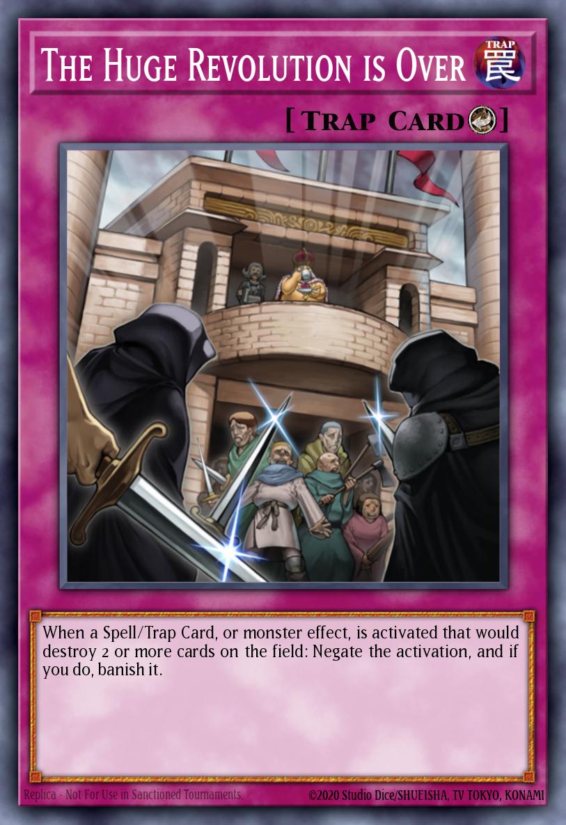 The Huge Revolution is Over Yu-Gi-Oh card