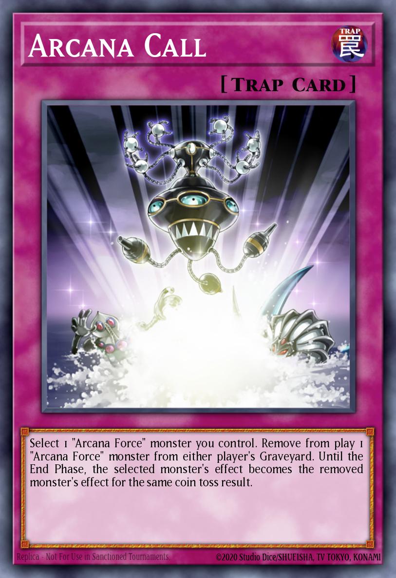 Arcana Call Yu-Gi-Oh card