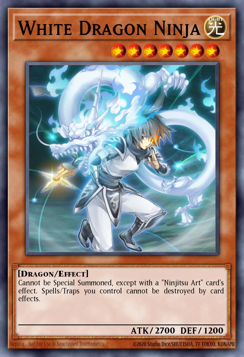 White Dragon Ninja Yu-Gi-Oh card