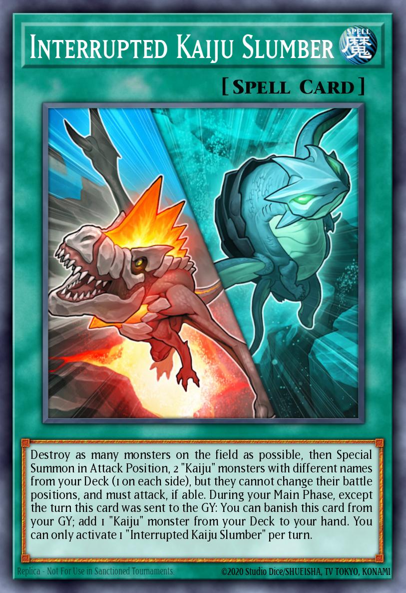 Interrupted Kaiju Slumber Yu-Gi-Oh card