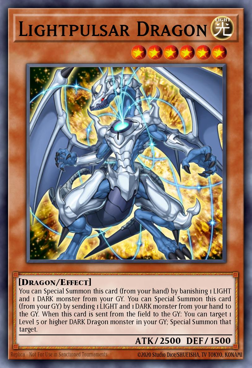 Lightpulsar Dragon Yu-Gi-Oh card