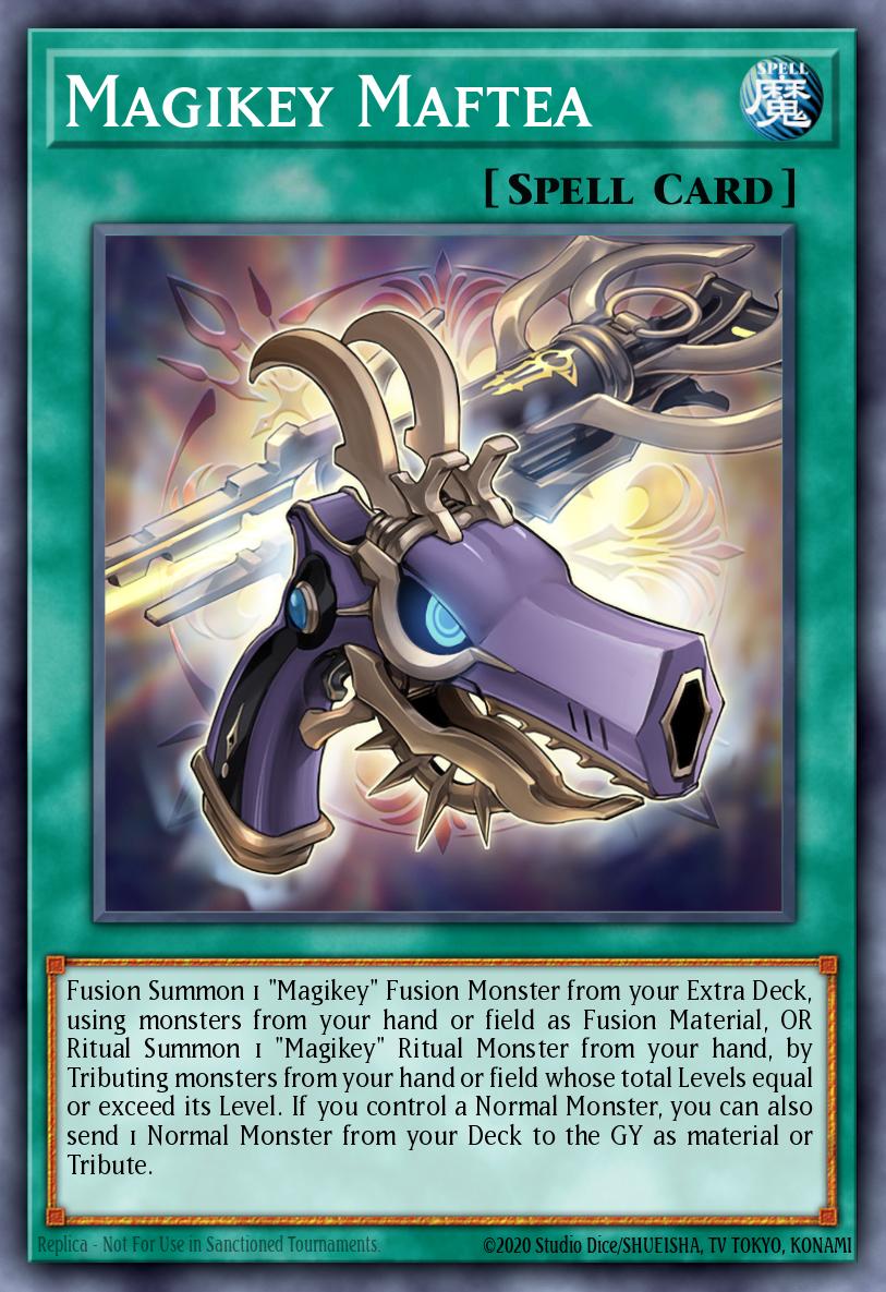 Magikey Maftea Yu-Gi-Oh card