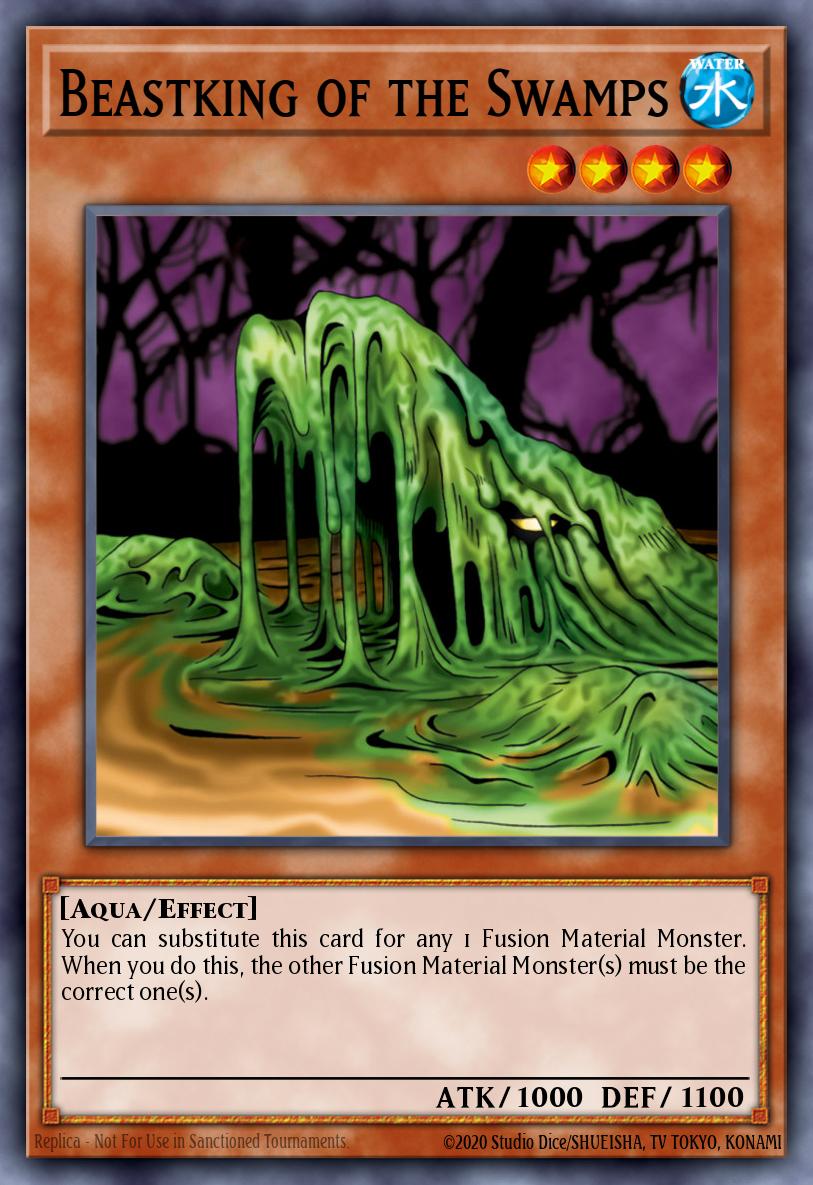 Beastking of the Swamps Yu-Gi-Oh card