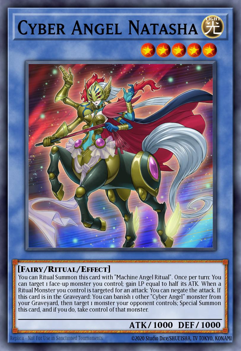 Cyber Angel Natasha Yu-Gi-Oh card