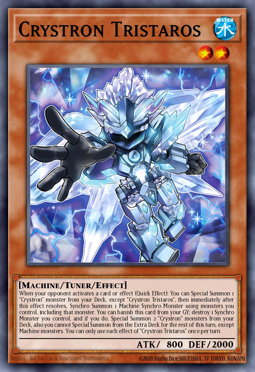 Crystron Tristaros Yu-Gi-Oh card