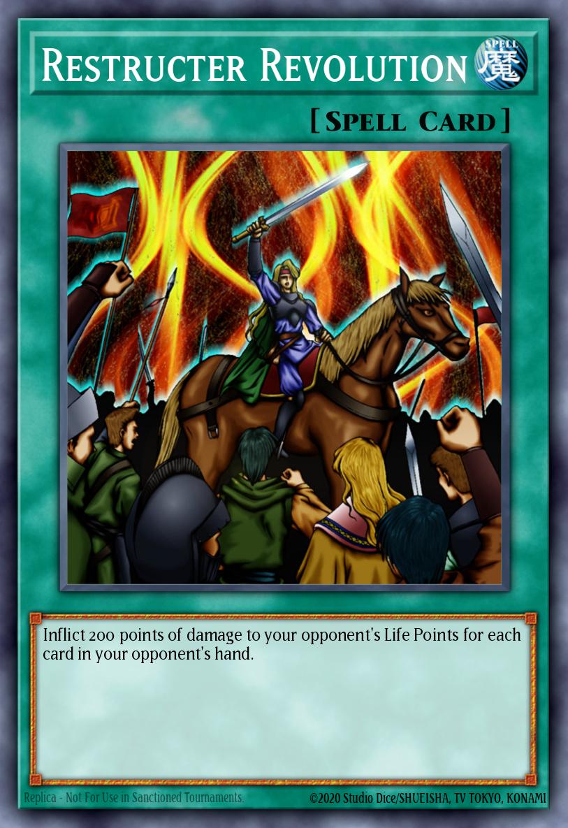 Restructer Revolution Yu-Gi-Oh card