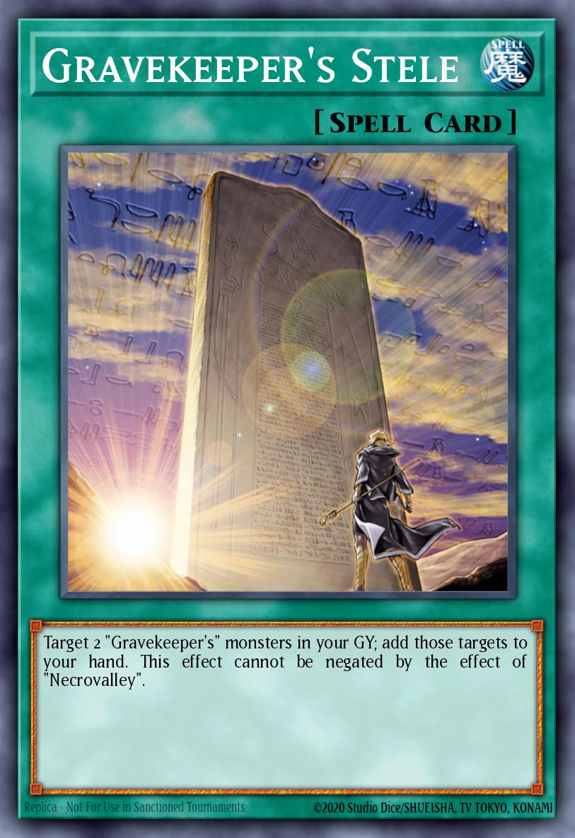 Gravekeeper's Stele Yu-Gi-Oh card