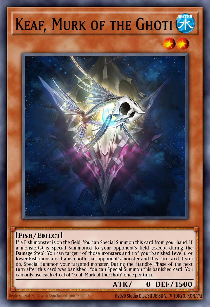 Keaf, Murk of the Ghoti Yu-Gi-Oh card