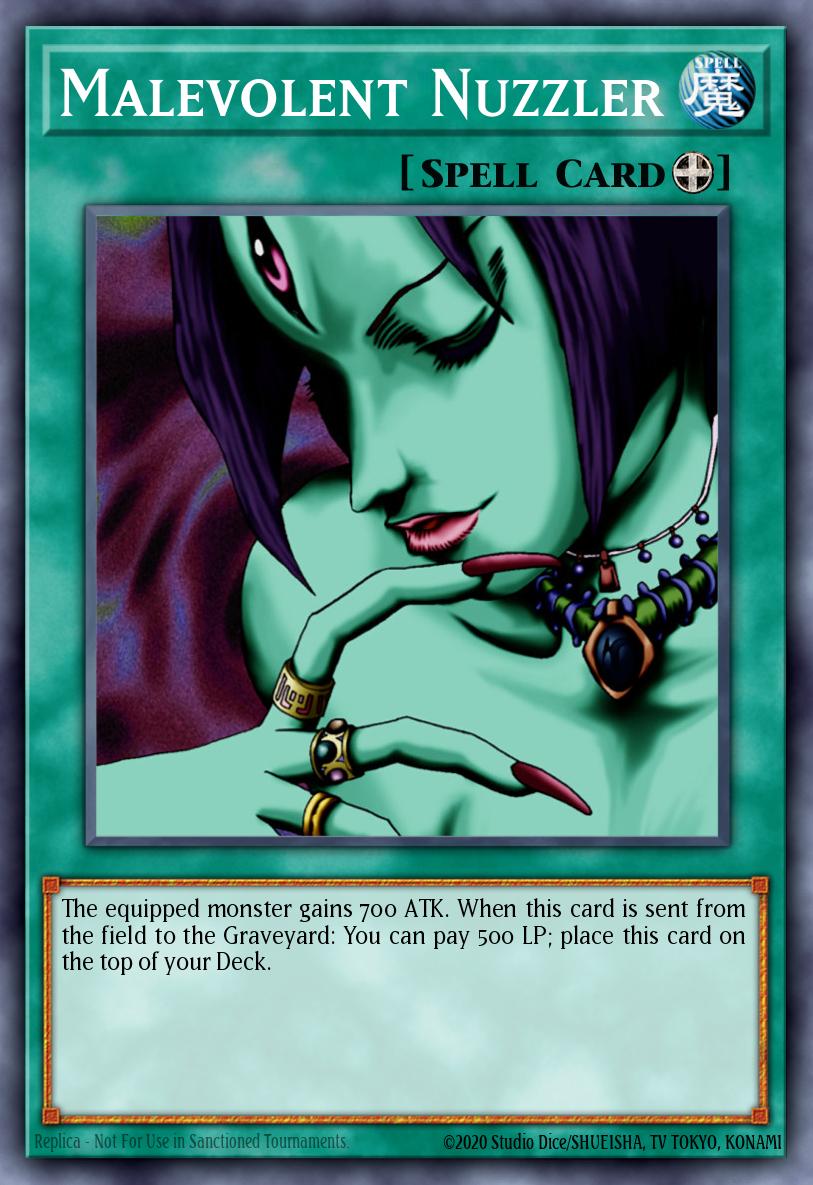 Malevolent Nuzzler Yu-Gi-Oh card