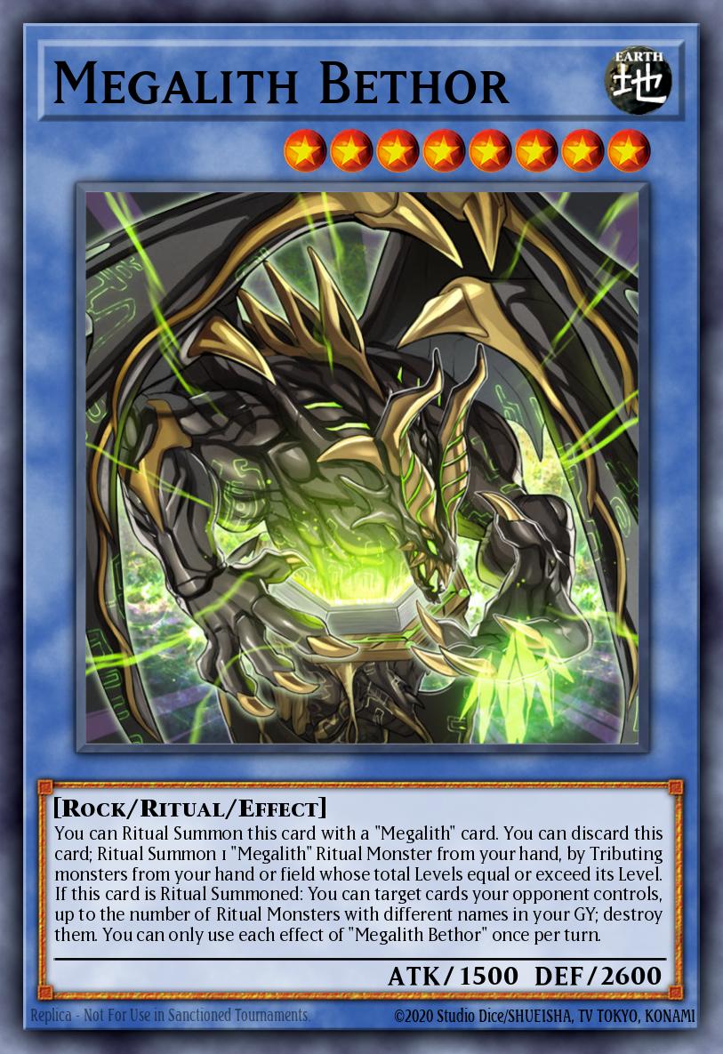 Megalith Bethor Yu-Gi-Oh card