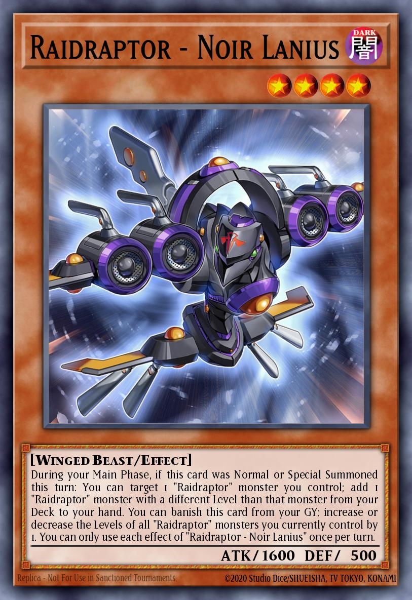 Raidraptor - Noir Lanius Yu-Gi-Oh card