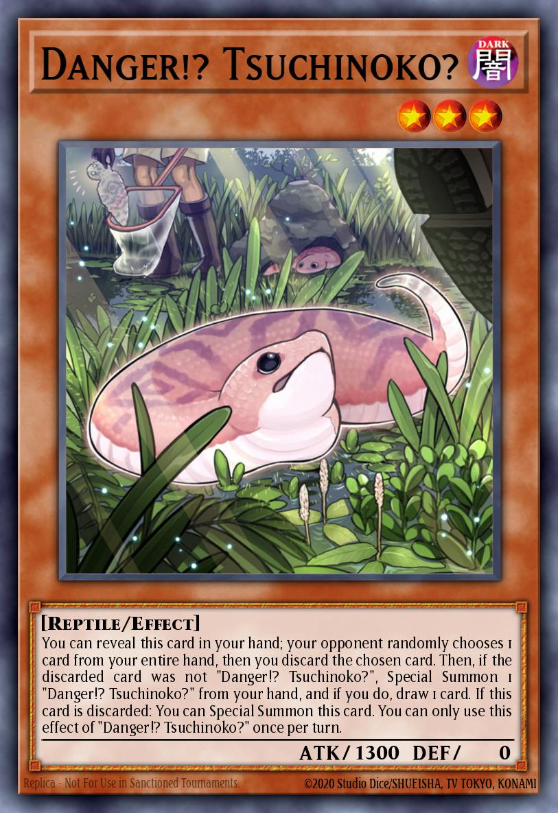 Danger!? Tsuchinoko? Yu-Gi-Oh card