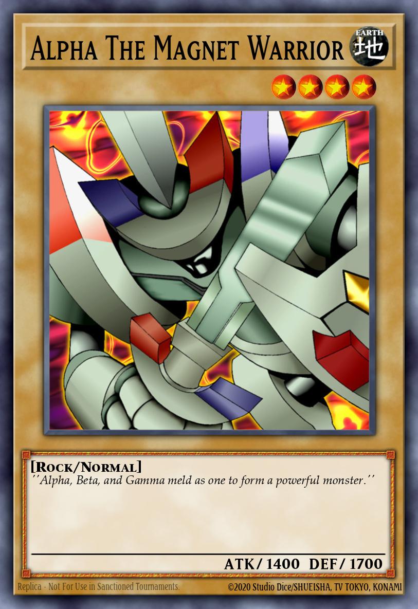 Alpha The Magnet Warrior Yu-Gi-Oh card