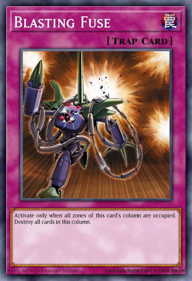 Blasting Fuse Yu-Gi-Oh card
