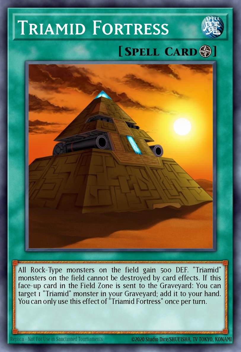 Triamid Fortress Yu-Gi-Oh card
