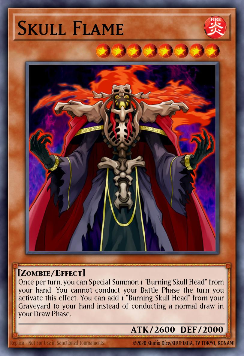 Skull Flame Yu-Gi-Oh card