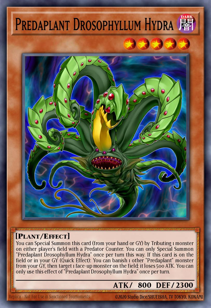 Predaplant Drosophyllum Hydra Yu-Gi-Oh card