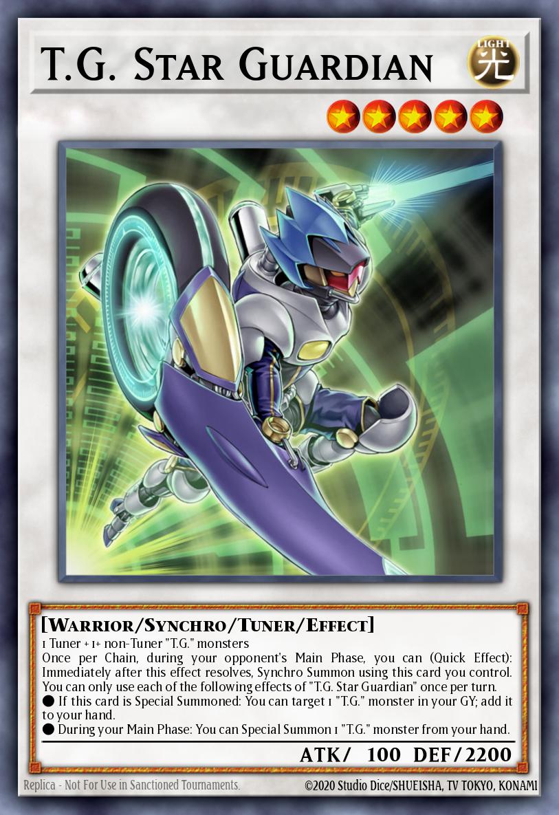 T.G. Star Guardian Yu-Gi-Oh card