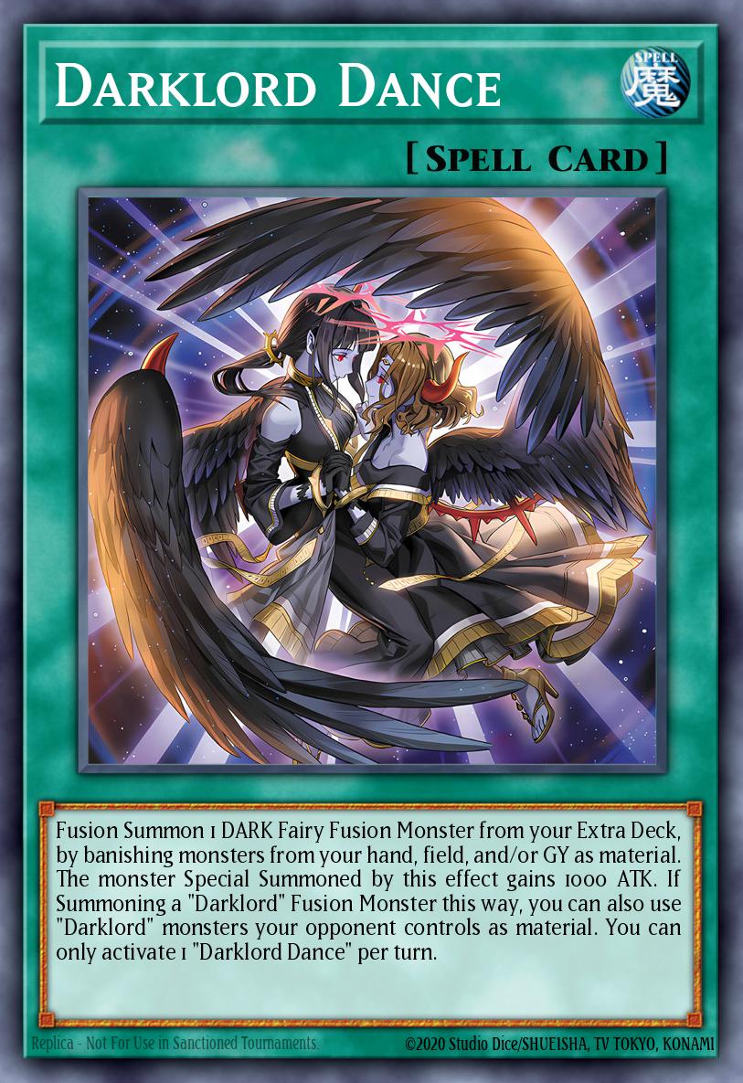 Darklord Dance Yu-Gi-Oh card