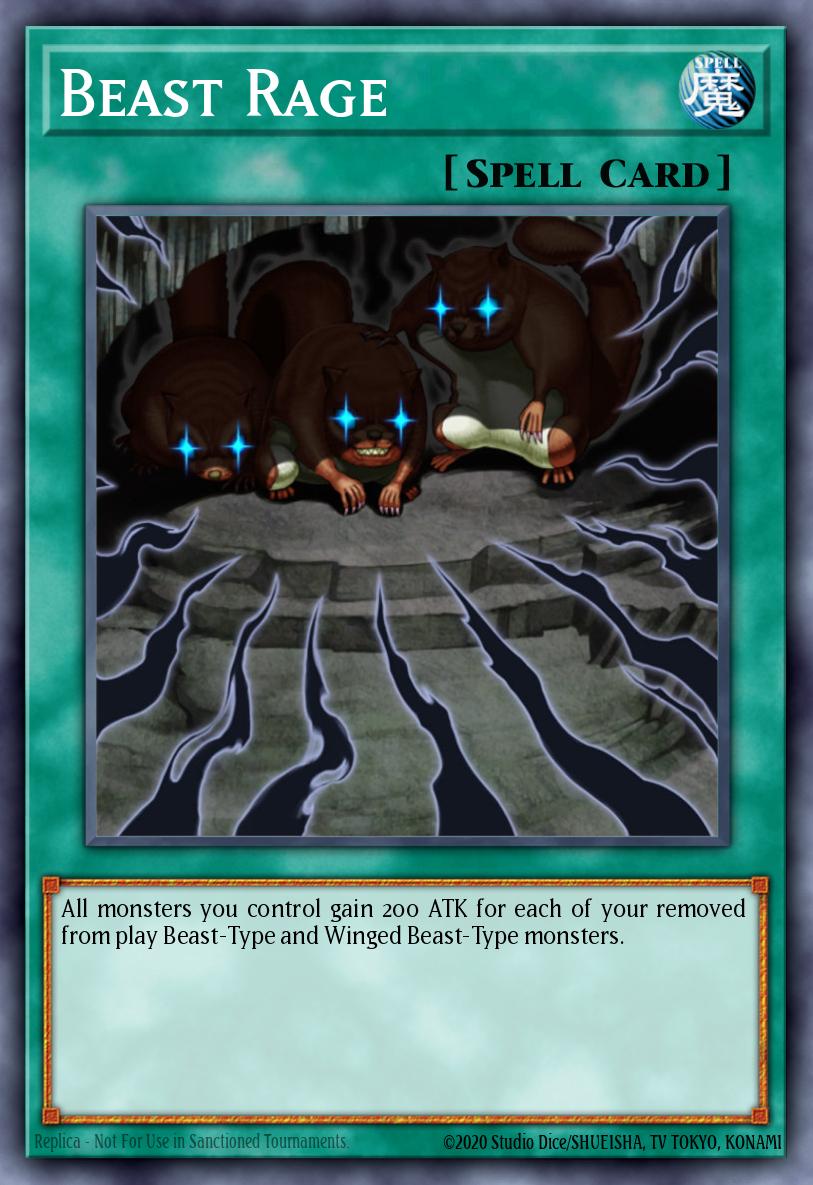 Beast Rage Yu-Gi-Oh card