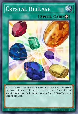 Crystal Release Yu-Gi-Oh card