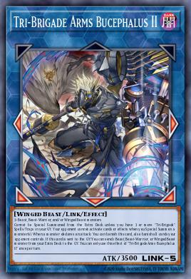 Tri-Brigade Arms Bucephalus II Yu-Gi-Oh card